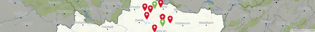 Map view for Pharmacies emergency services nearby Brunn an der Wild (Horn, Niederösterreich)